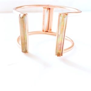 Kendra Scott Rose Gold Hinged Gavin Cuff NWOT